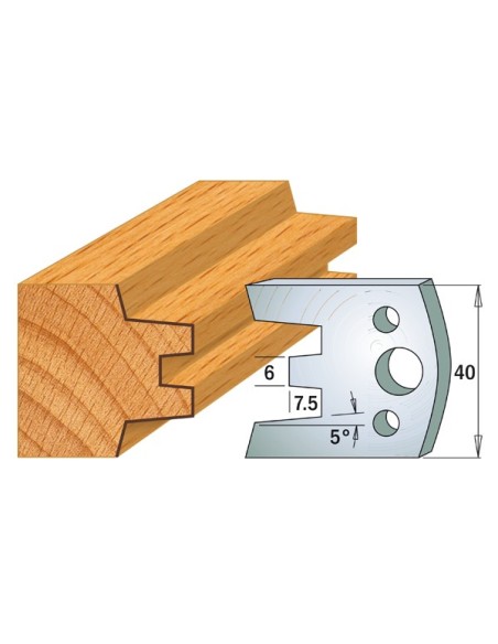 Coltelli sagomati 690.113 Limitatori 691.113